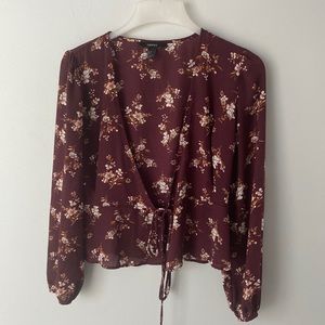 Blusa small burgundy